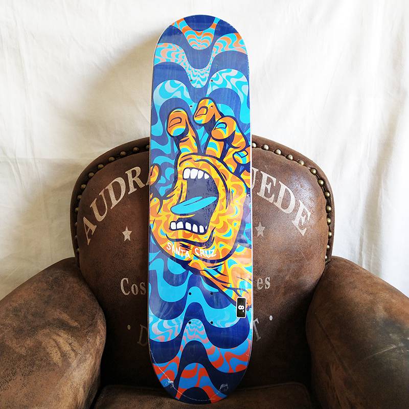 滑板板面进口我是我55滑板店santacruz滑板板面大鬼手vx双翘火手8点25