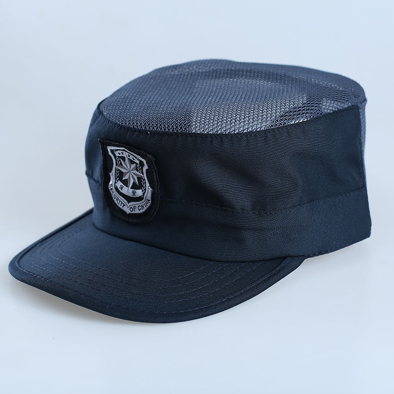 路麦恩新式夏季保安作训帽子保安帽子保安便帽物业保安大檐帽保安网眼