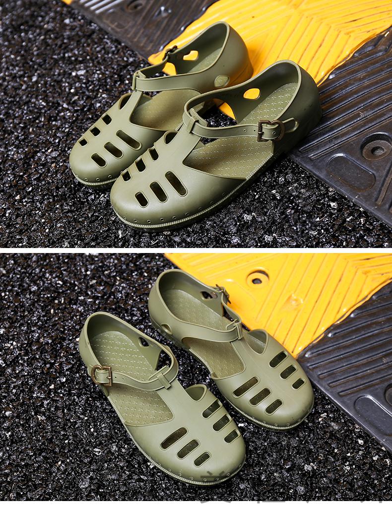 老式胶鞋越南橡胶老式复古部式队解放凉鞋男怀旧经典监狱风周润发军