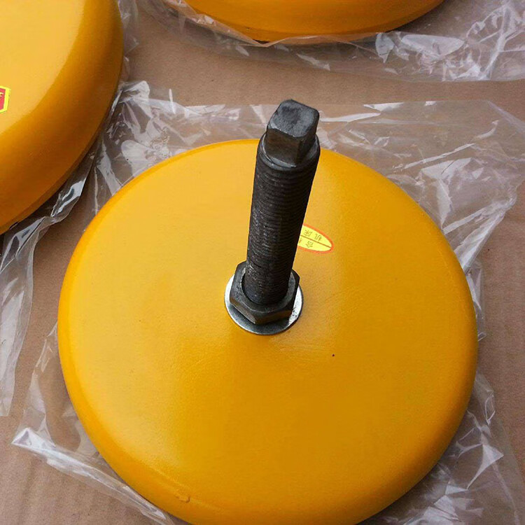 s78长城减震垫铁 铸铁直田防震垫块 重型顶杆垫铁 六爪减震垫铁 直径