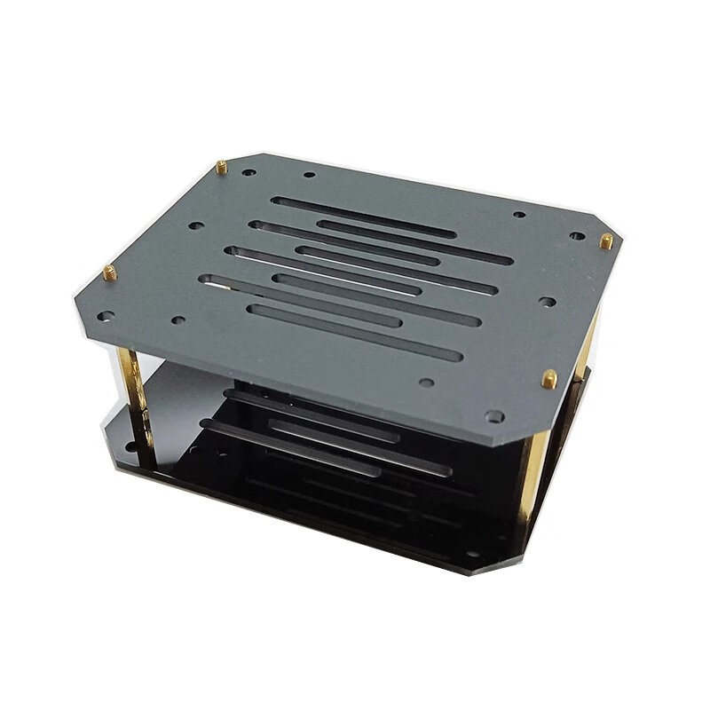 硬盘堆叠支架兼容固态机械企业硬盘台式机3.5硬盘架多层可叠加2.