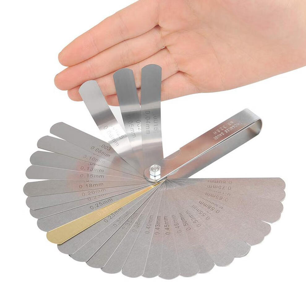 吉他弧度尺吉他维修保养工具弦高尺弧度尺t形尺9件套吉他测量尺