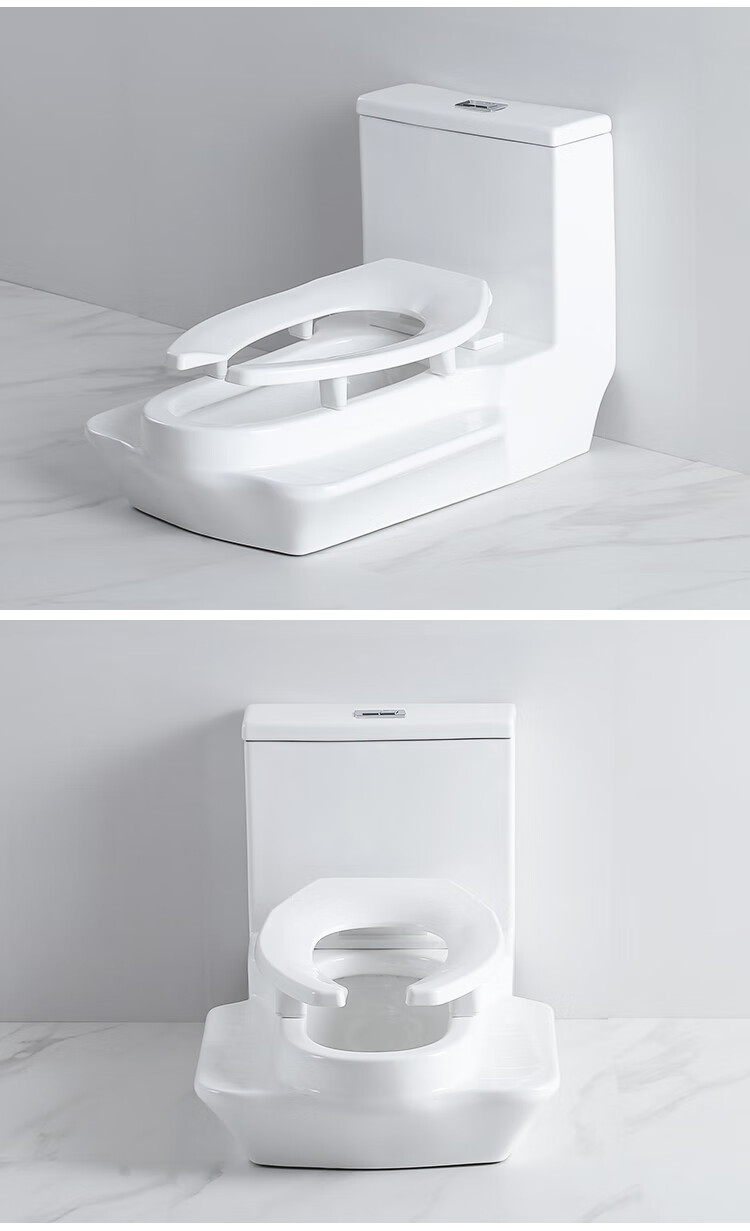 科勒京 选家用蹲坐两用马桶一体式蹲便器可蹲可坐二合一座便器双用大