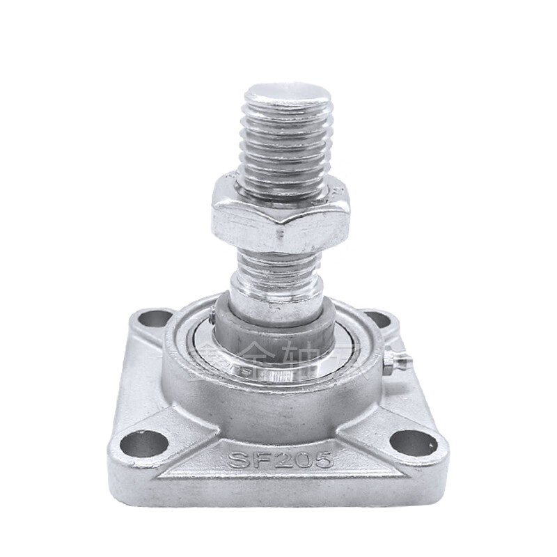 不锈钢轴承座 铝艺门天地轴 庭院门轴心 旋转大门轴芯 别墅门配件