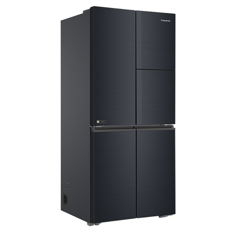 海尔卡萨帝506升十字对开四门嵌入式风冷无霜电冰箱家用高端 丝墨青