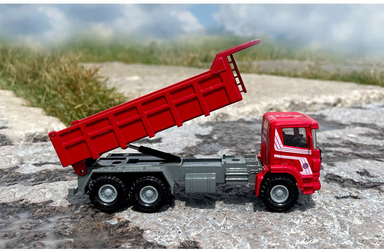 卡车自卸车运输车翻斗货车工程车模型小男孩玩具大号加长重型自卸车