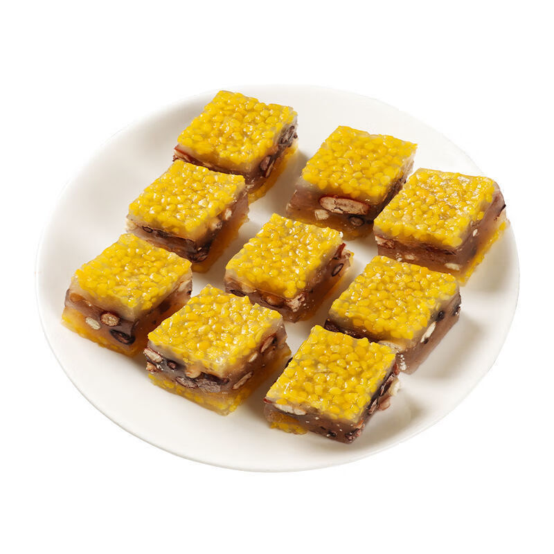 大笑红豆糕广式500g广东早茶港式点心速冻传统糕点加热即食大笑红枣糕