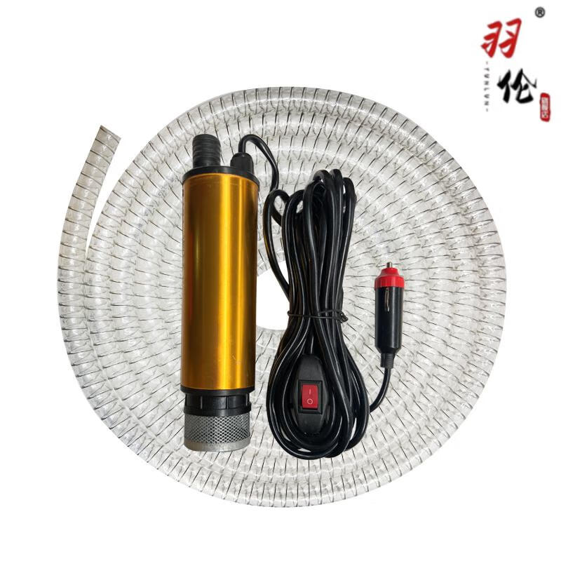 12v24v220伏电动小型油泵车载油泵加油机12v38毫米小口径泵小型油桶用