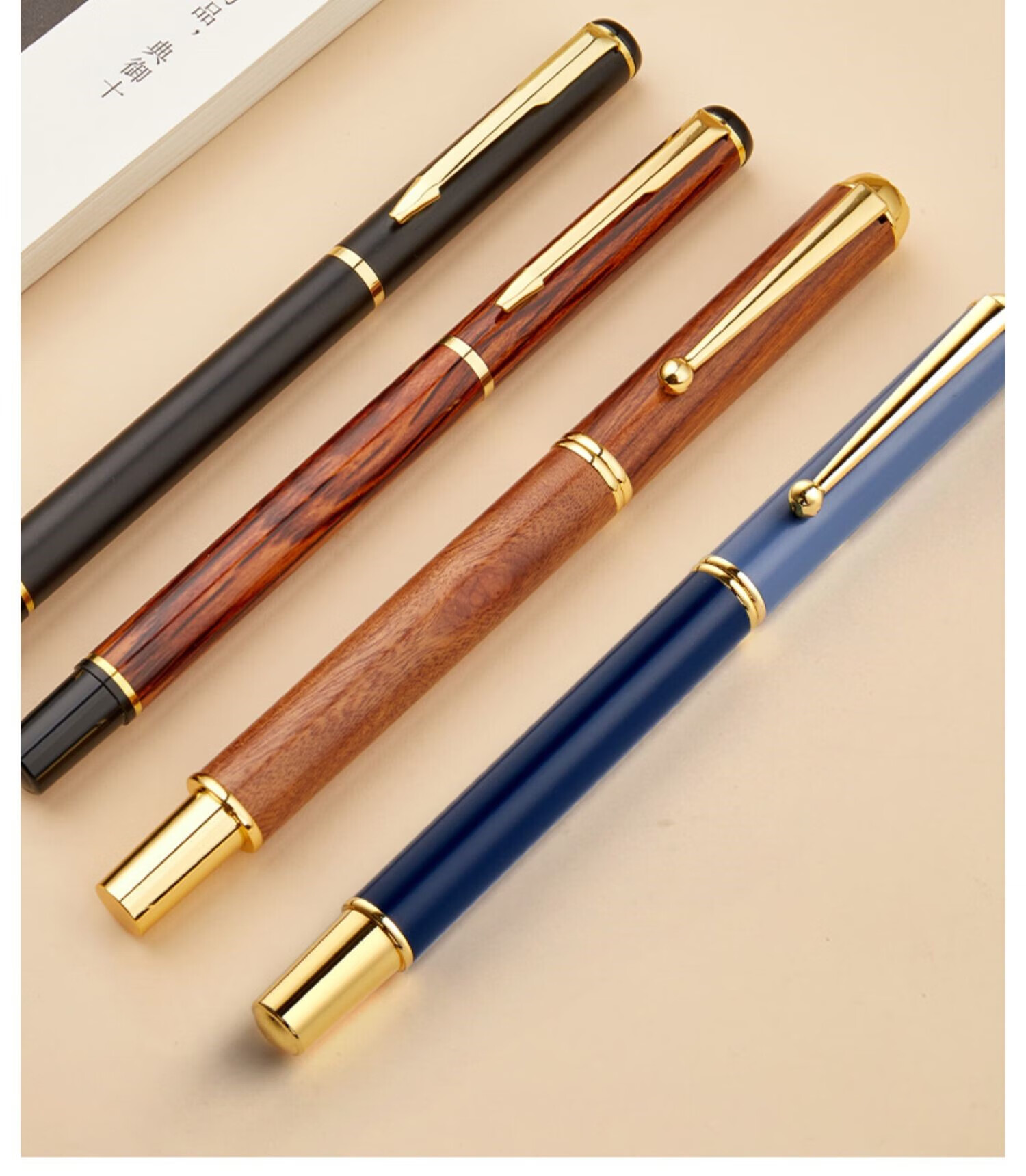 晨兴得 自带笔锋的笔 六品堂软笔钢笔式毛笔小楷自来水软头抄经书法笔