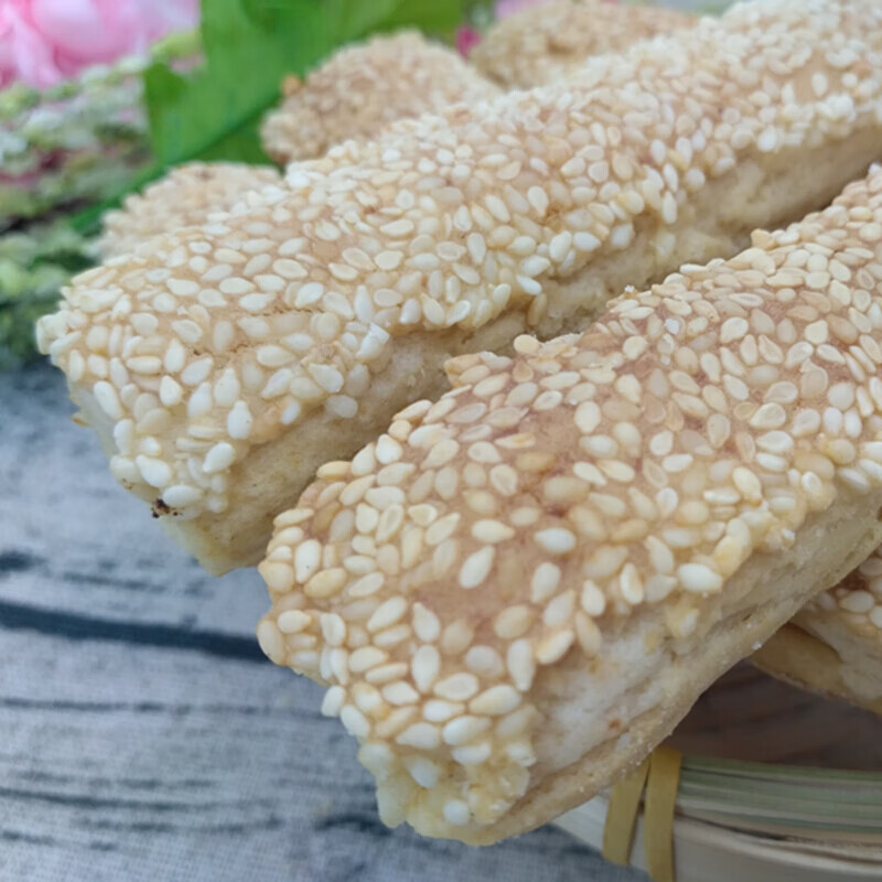 扬州特产方酥烧饼传统糕点美食蛤蟆酥早餐早点零食小吃芝麻酥饼328g