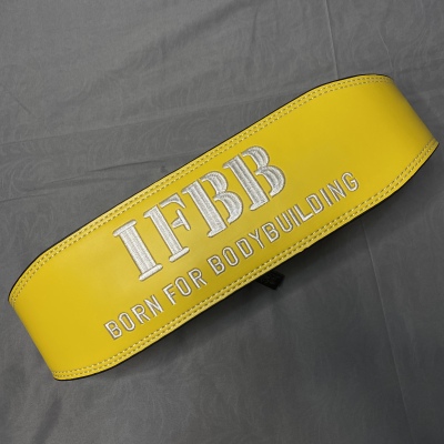 【旗舰正版】ifbb深蹲腰带 牛皮健身硬拉力量举健美奥赛护腰真牛皮