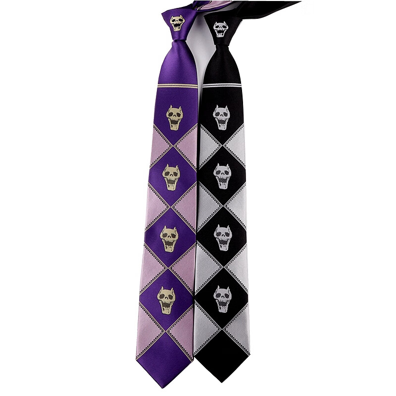 jojo周边领带cos日版jojo奇妙冒险吉良吉影拉链免打领带男女生jk动漫