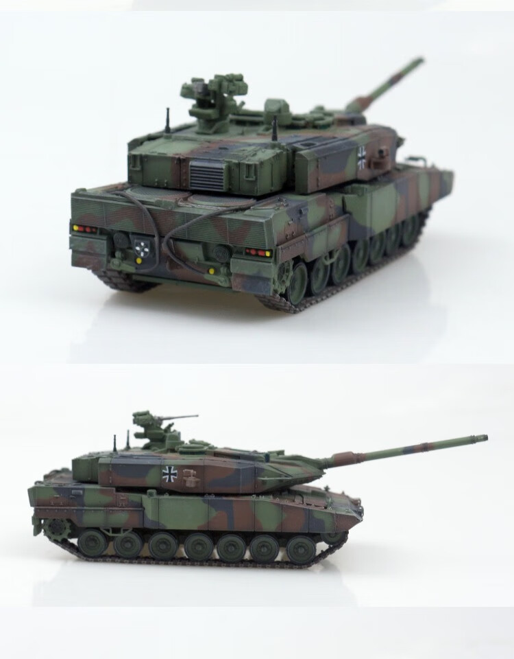 坦克模型172德国陆军豹2a7主战坦克北约三色成品战车模型注意尺寸大小