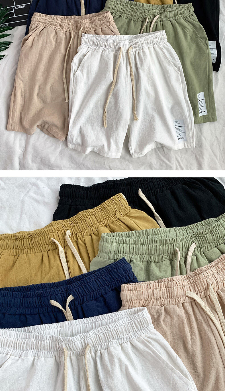 60大裤衩男睡觉男士睡裤短裤夏季宽松外穿港风棉质男士休闲舒适居家