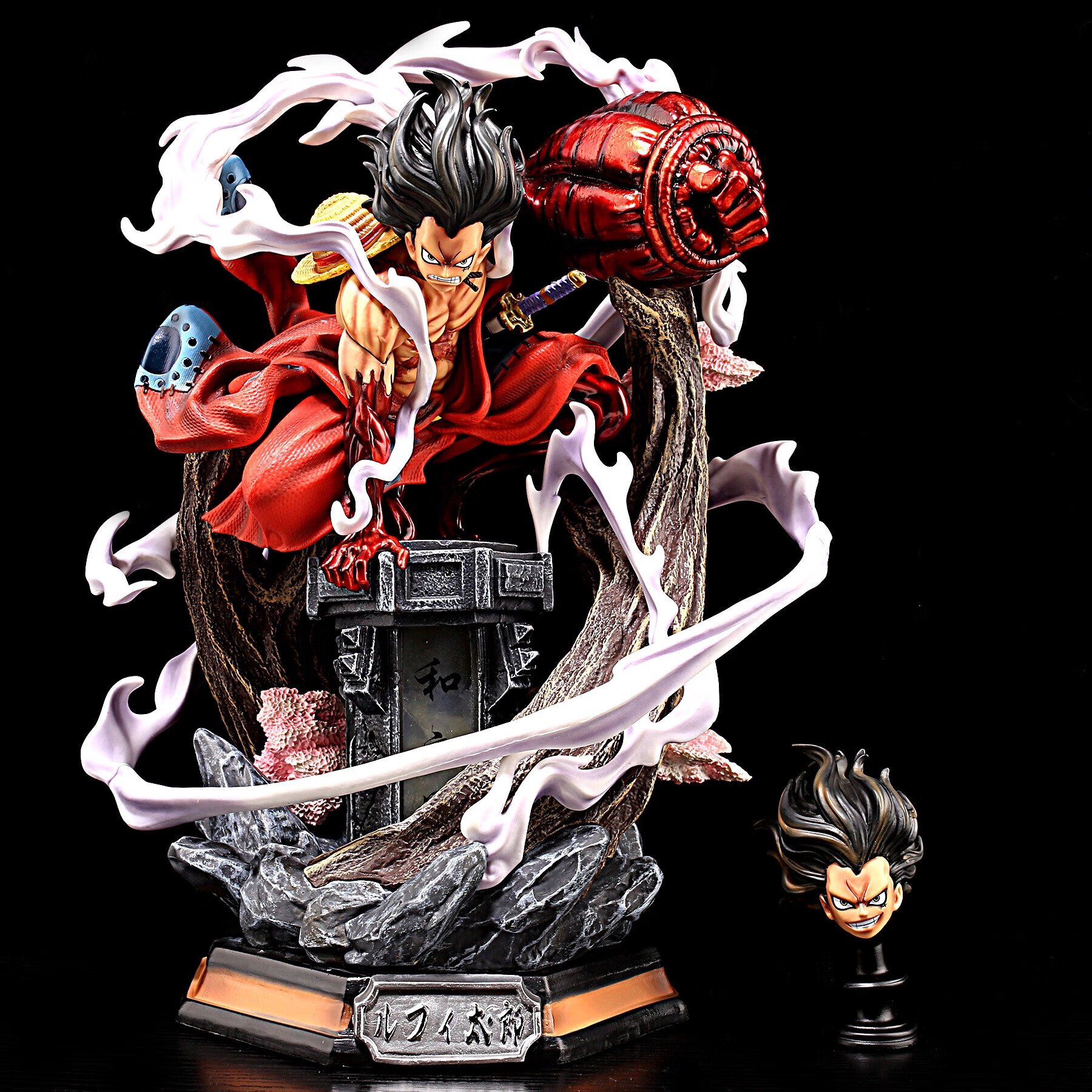 万代(bandai)海贼王路飞和之国索隆手办大和gk超大型动漫摆件模型周边