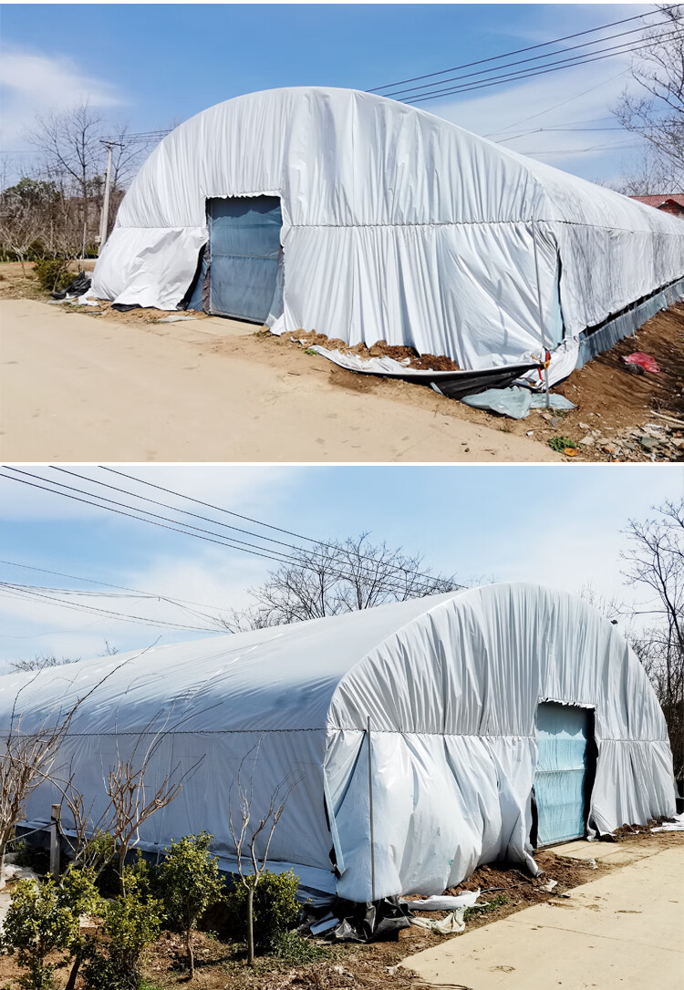 梦凡尘进口加厚大棚塑料膜蔬菜专用无滴膜反光养殖黑白膜消雾保温透明