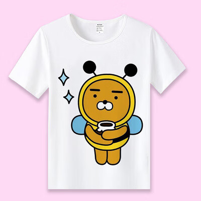 看门狗周边kakaofriends衣服ryan公狮子屁桃看门狗短袖t恤动漫周边