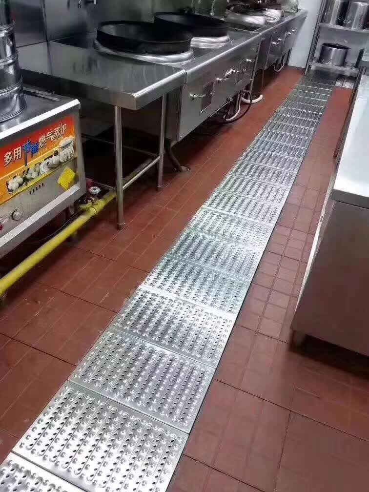 304不锈钢下水道地沟板盖板篦子加厚厨房饭店食堂餐厅防滑地漏201福犀