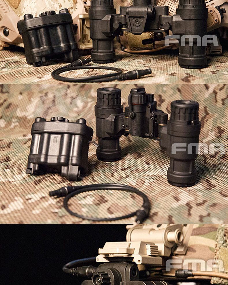 四目夜视镜仪户外战术装备双目望远镜pvs18四目夜视仪套装模型热成像