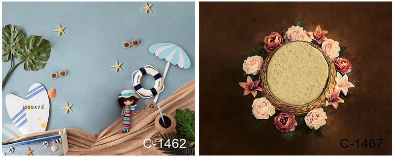 新生儿拍照背景布百天宝宝婴儿满月照儿童拍摄照相摄影自拍背景纸浅