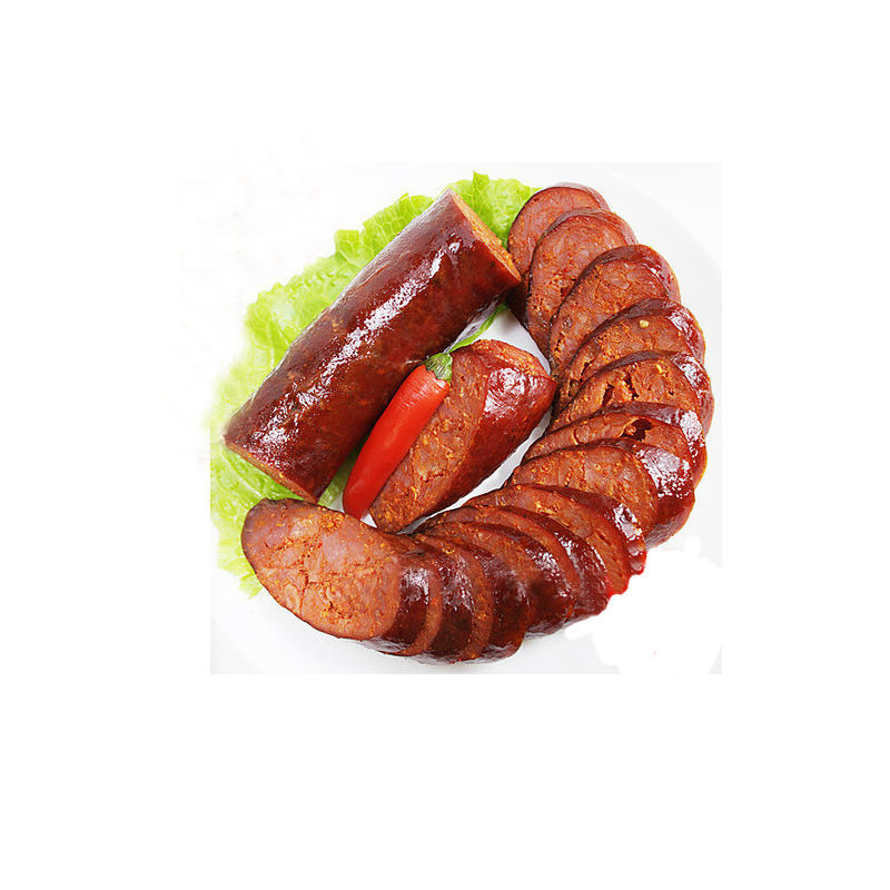 斋九福手工肠118g素香肠素红肠仿荤食品斋菜佛家菜寺庙可用 广味2包