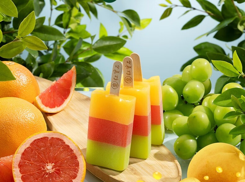 元气果园东北大板雪糕元气橘子系列18支多口味元气果园冰淇淋橘子冰