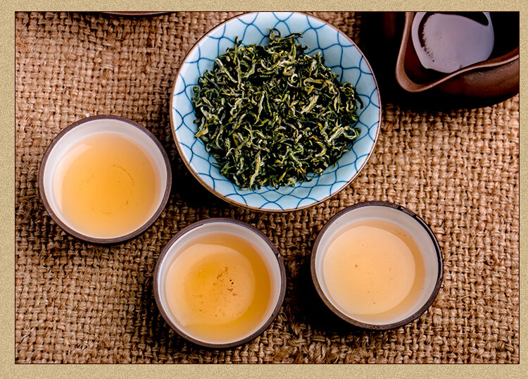 晨臻2022明前茶叶普陀山佛茶 舟山普陀鲜爽味绿茶50g一罐浙江特产配礼