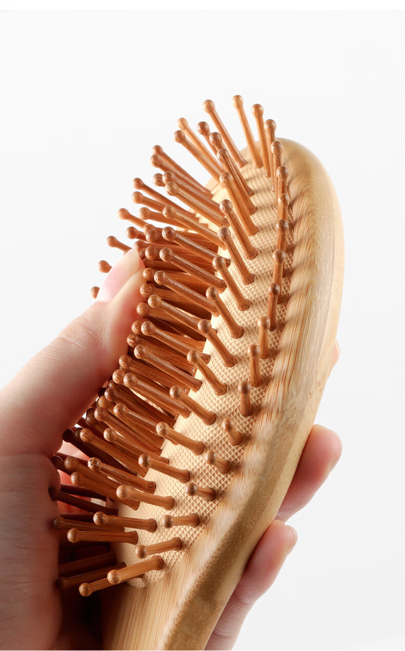 卡贝伯爵家用头部经络按摩大梳子女长卷发用静电木梳小号方形