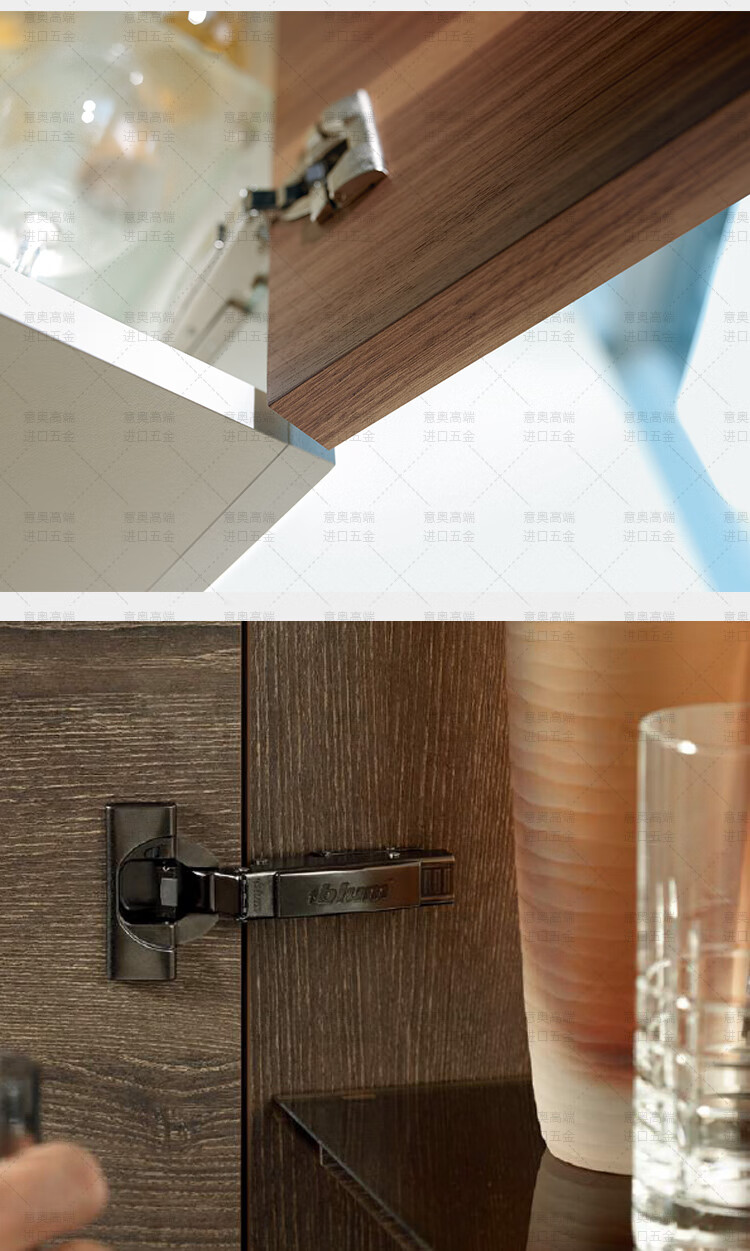 百隆铰链液压阻尼 blum进口百隆集成一体阻尼铰链橱柜缓冲液压合页