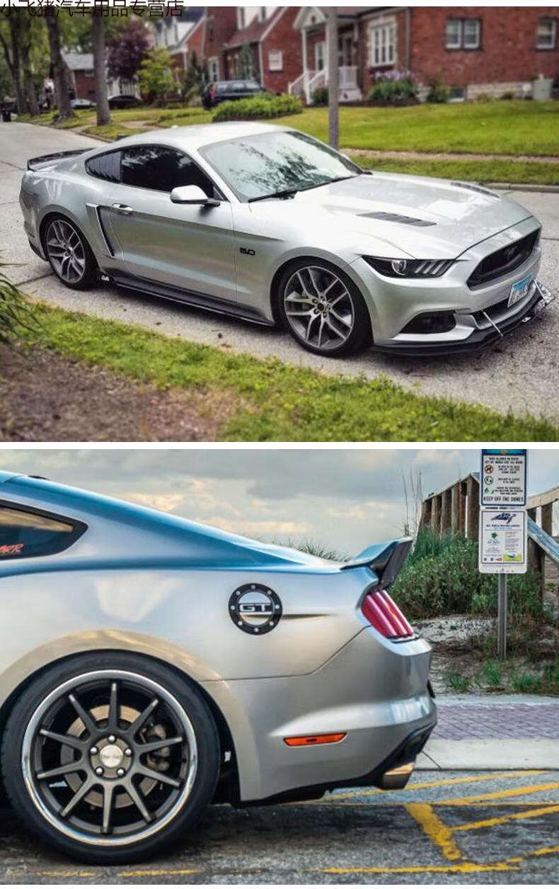 适用于15-22款福特野马改装尾翼muang碳纤维小尾翼免打孔尾翼外饰