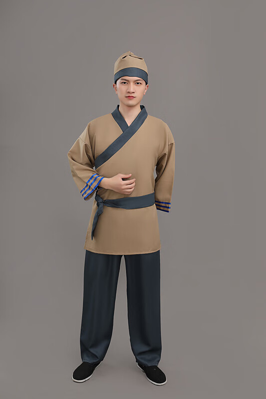 古代服装成人古装汉服店小二服装古代话剧家丁佣人茶楼酒店跑堂工作