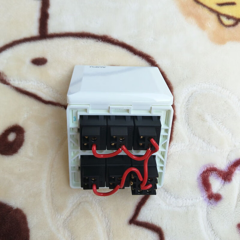 aupu奥普浴霸a200ea526e专用6开开关六联风暖开关面板 暖开关面板