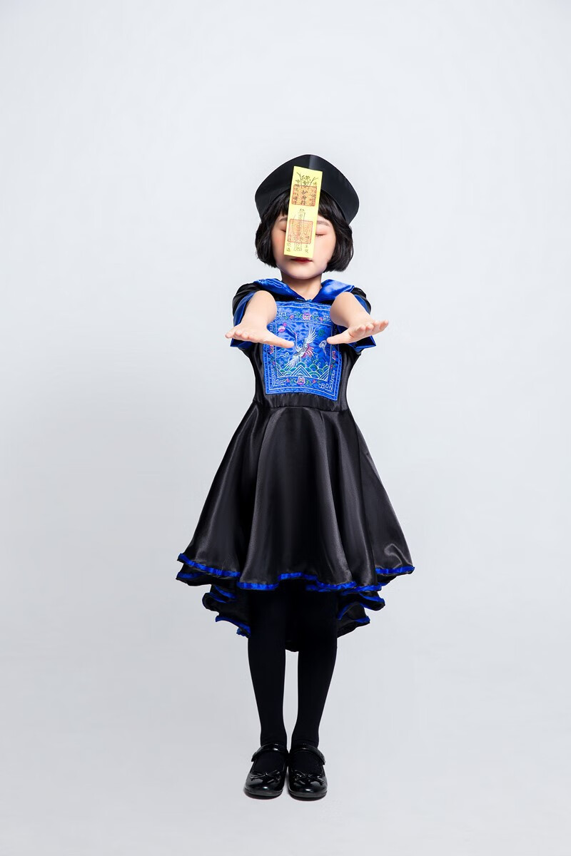 僵尸服万圣节服装成人儿童亲子装古代僵尸服英叔电影僵尸先生角色扮演