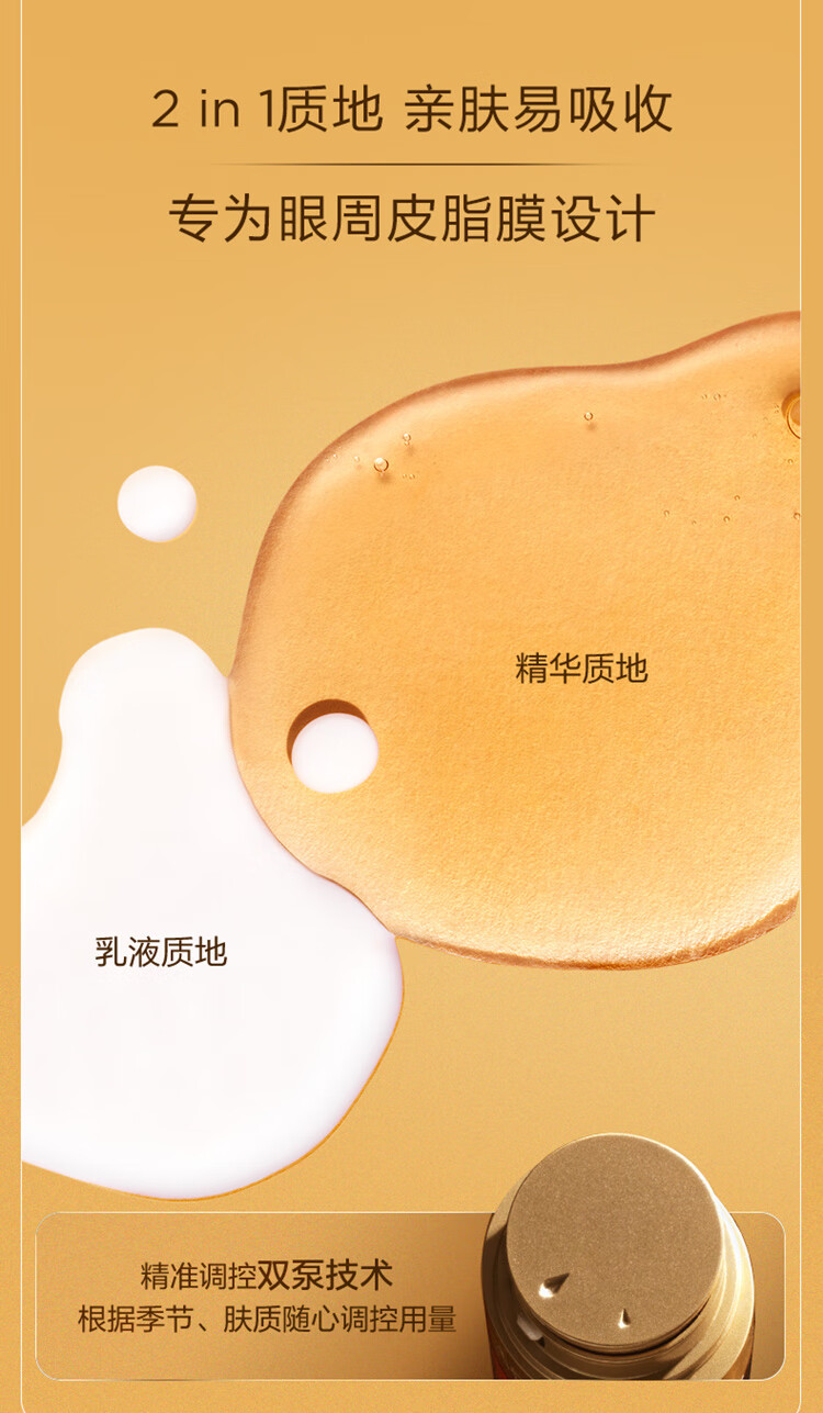 娇韵诗（CLARINS）纤颜紧致精华 淡化细纹 情人节日礼物新年礼物送女友送老婆 双萃眼霜20ml
