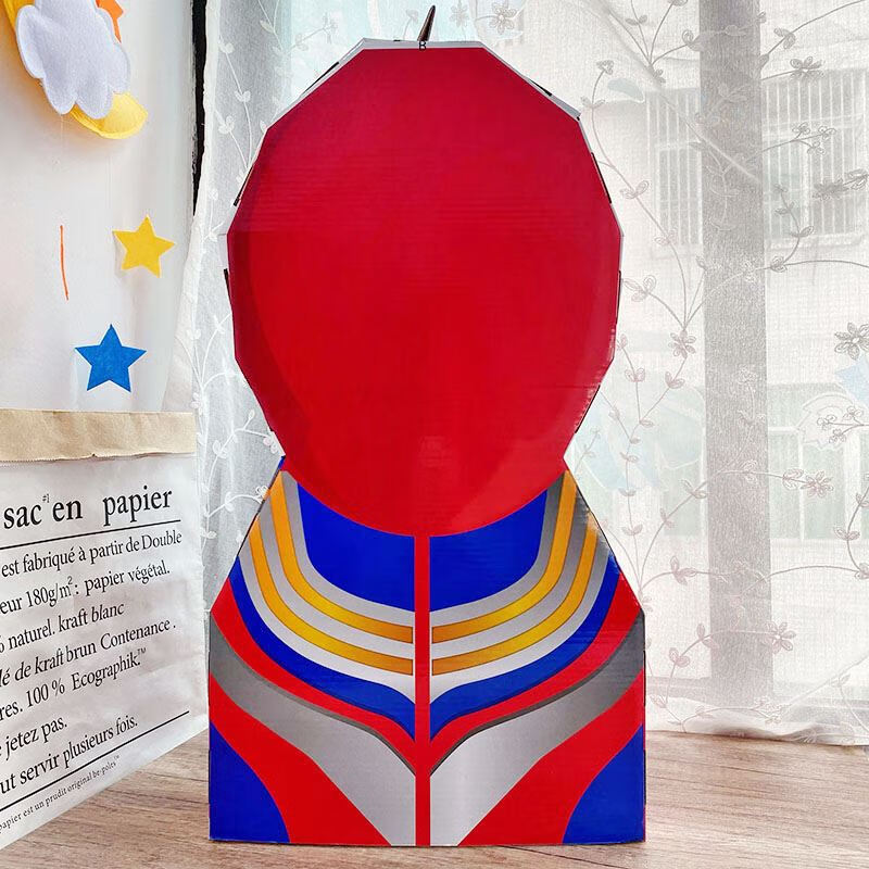 奥特曼纸箱 儿童2-6岁diy可穿戴纸壳创意纸箱凹凸曼玩具迪迦奥特漫