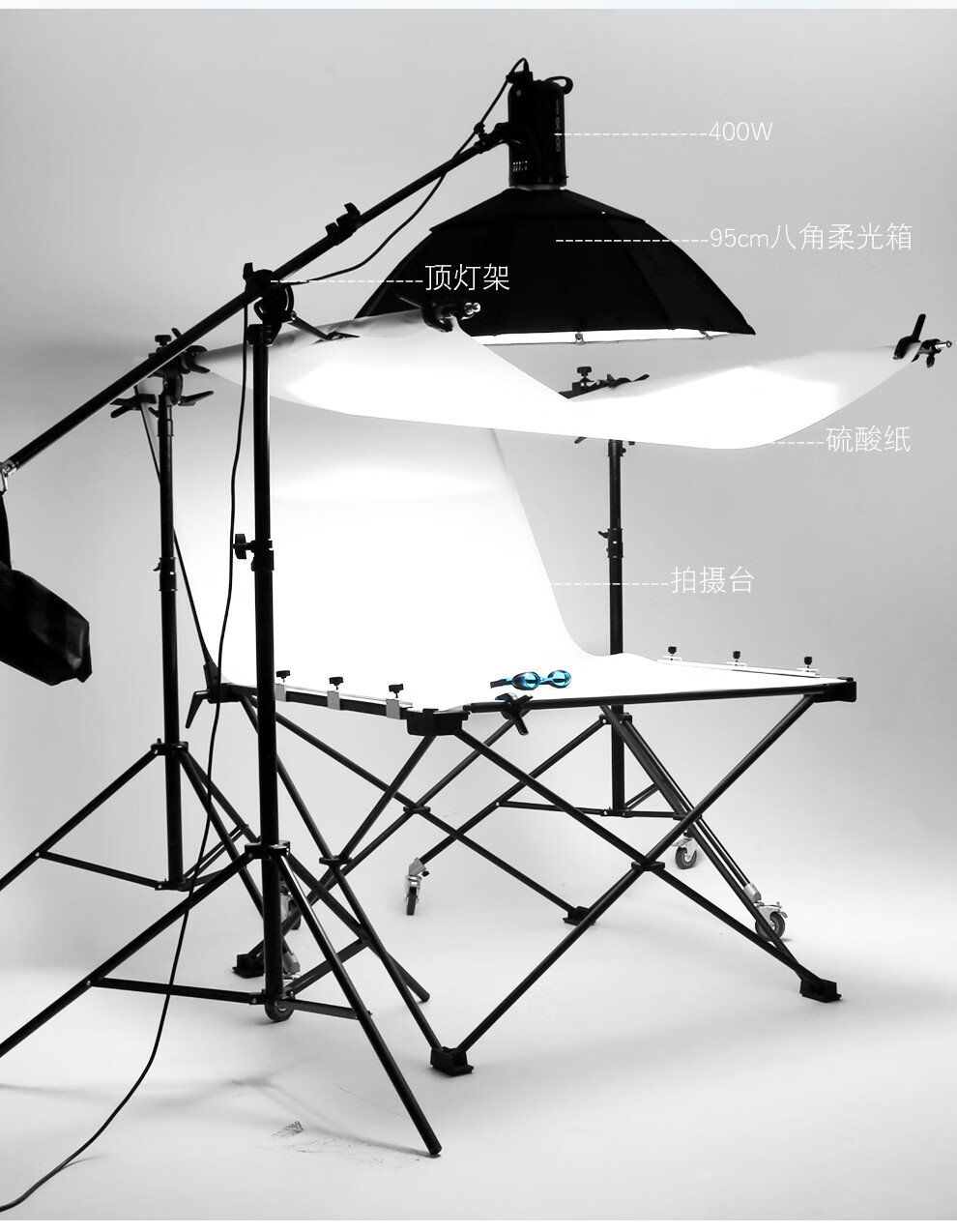 志捷 摄影柔光纸硫酸纸牛油纸柔光布产品拍摄增强光线柔和影棚摄影撕