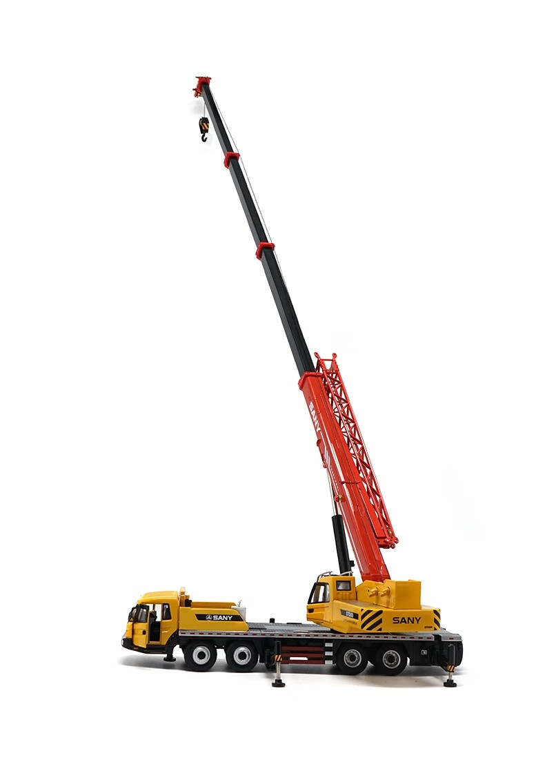 万代1:43sany三一重工src550 stc500 50 55吨越野起重机 吊车模型 src