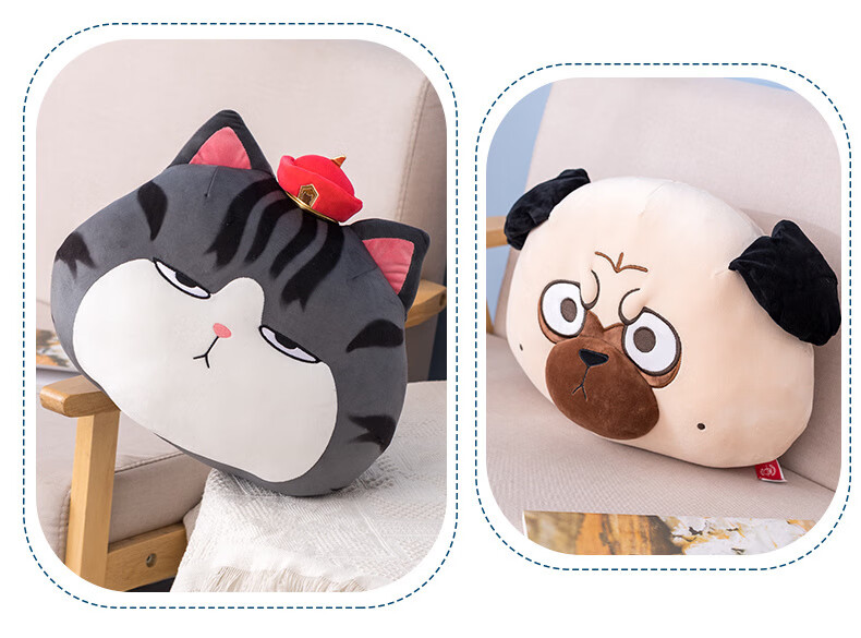 吾皇猫超大吾皇万睡巴扎黑公仔抱枕暖手龙猫娃娃猫咪抱枕玩偶暖手抱枕