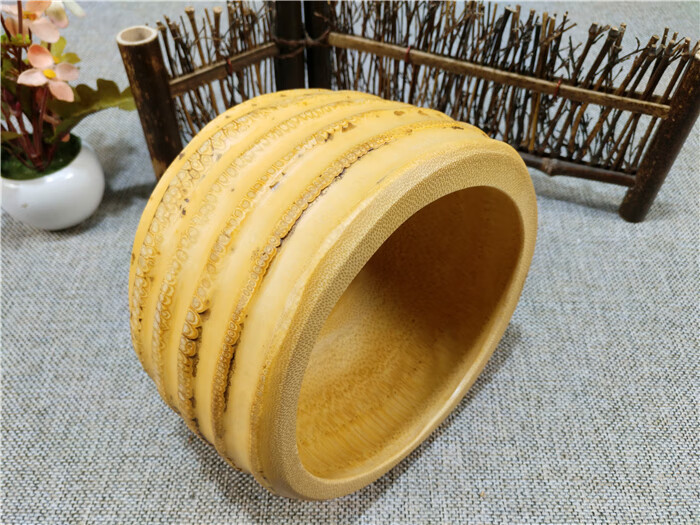 竹根雕竹根水果盘竹制品茶具超大根雕中号点心盘酒店