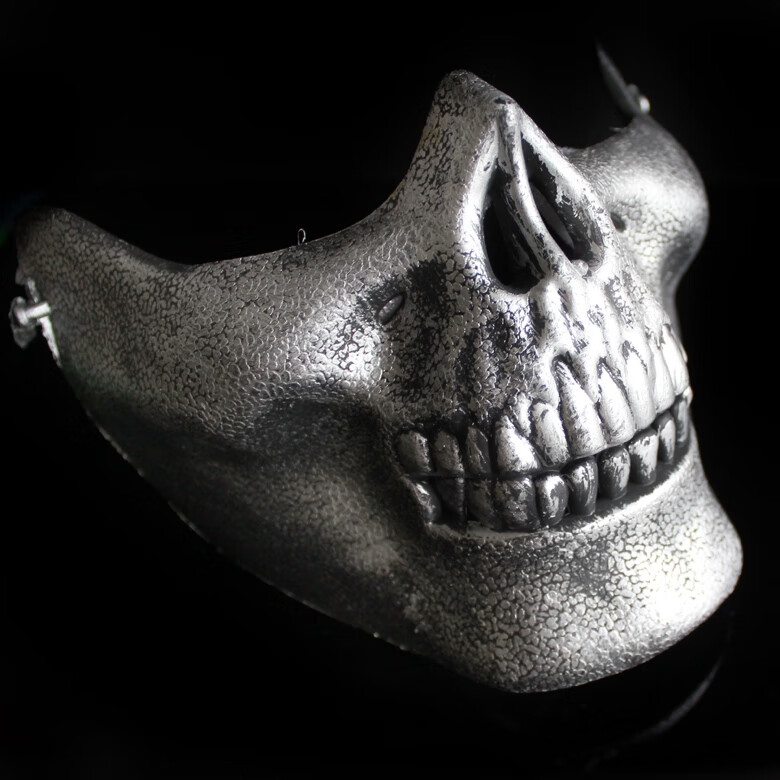 黎明杀机面具 圣节搞怪死神恐怖v字仇小丑骷髅面具剧本黎明机惊声尖叫