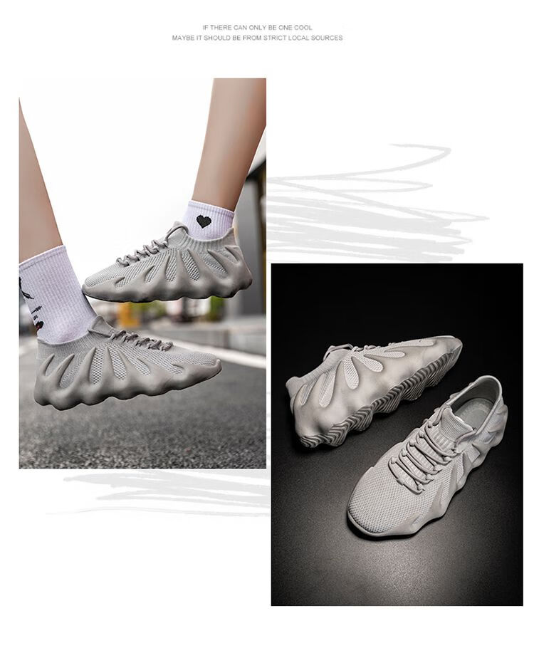 女士椰子鞋女椰子男女饺子鞋2022春季透气老爹鞋八爪鱼情侣运动鞋smvp