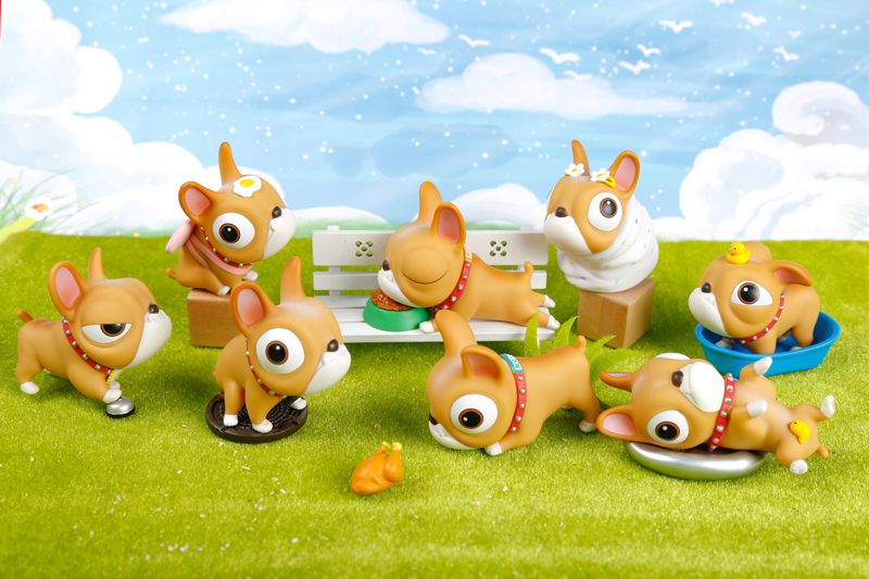 法斗犬暴走漫画momo2盲盒内有萌犬boombox二次元女生礼物全新盲盒1个