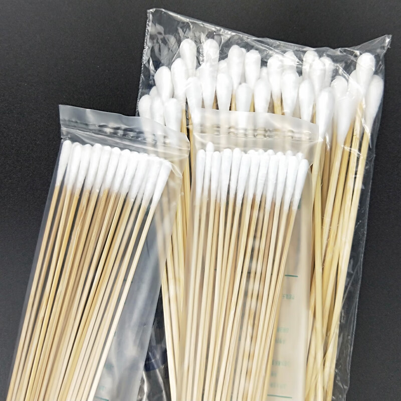 耳鼻喉专用细长棉签口腔科小棉签小头掏耳朵纹绣化妆用竹棒签耳鼻喉