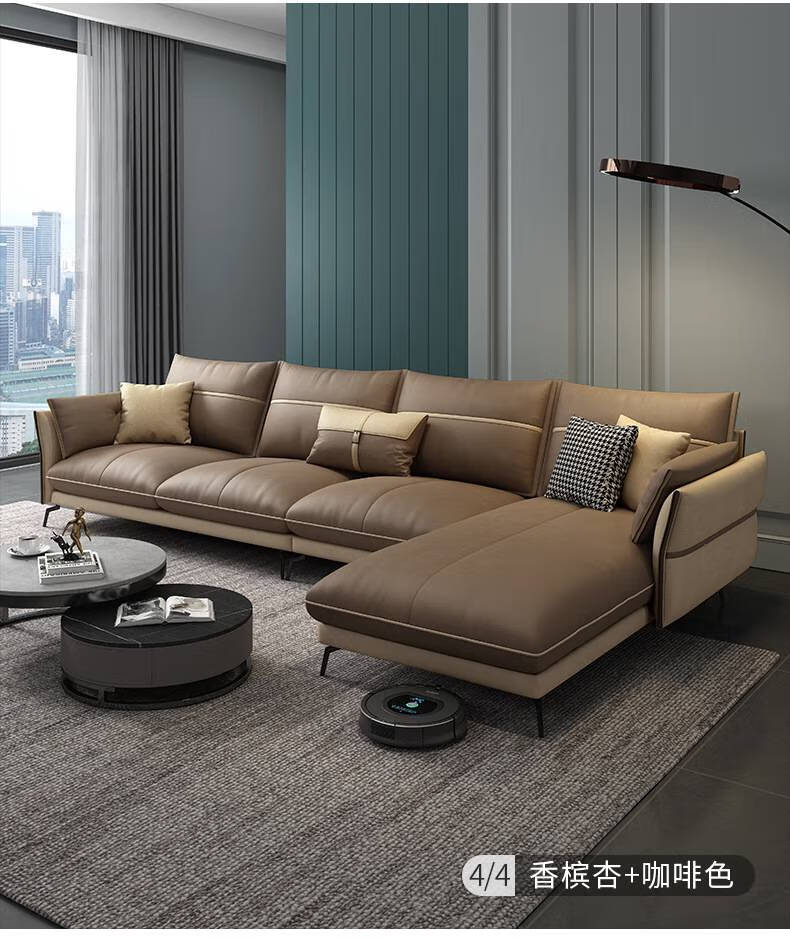 左右沙发科技布 简欧 北欧免洗科技布沙发2021年客厅现代轻奢风格意式