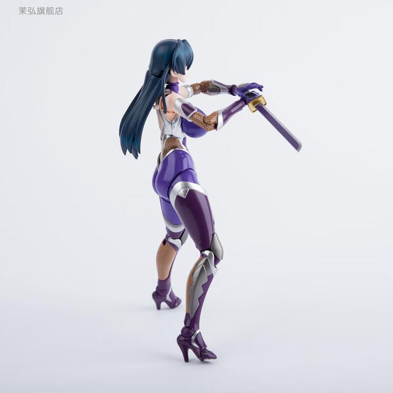 头雕改良版xinhao 对魔忍阿莎姬手办井河阿沙姬可动手办 国产【图片