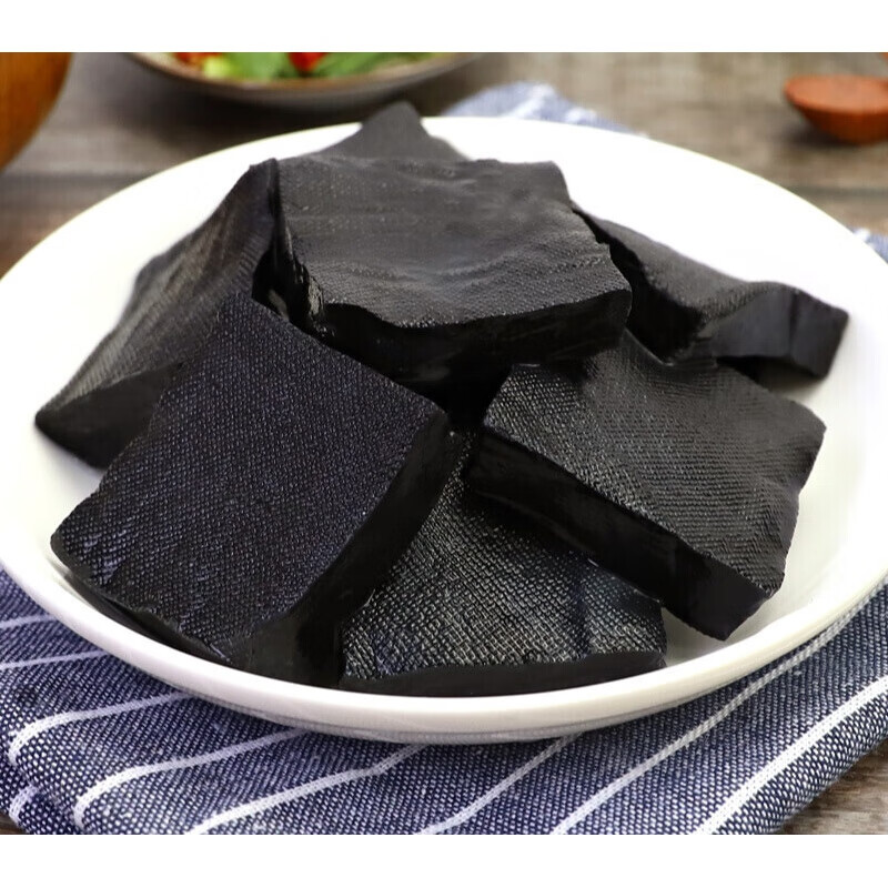 长沙臭豆腐生胚半成品黑色油炸臭豆腐生胚450g 黑色60片 白色60片