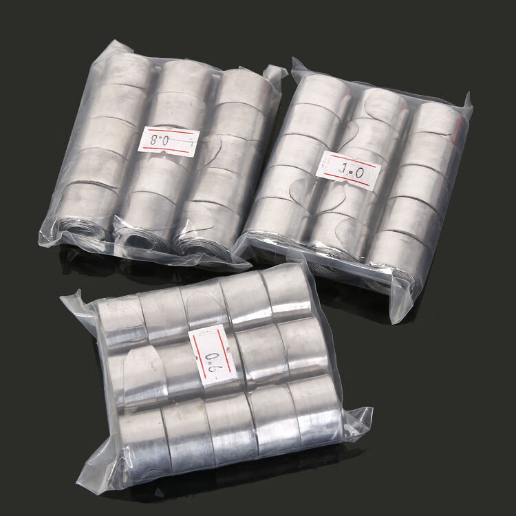 f铅皮卷钓鱼铅皮电解铅片铅坠线组铅皮渔具配件音然厚06长约32厘米稍