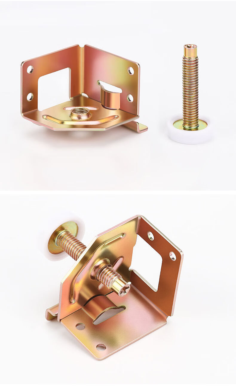 衣櫃可調節腳可調螺絲衣櫃高低調節傢俱櫃子側裝調節腳墊防滑腳兩個裝