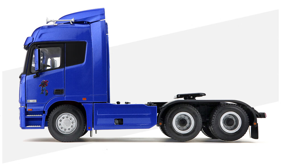 牵引车超能版拖头半挂车模型1:24原厂汽车模型 福田戴姆勒欧曼gtl