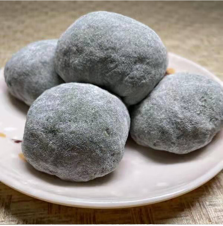 广东艾糍青团艾草糍粑即食罗浮山艾粄艾米果零食客家特产5红豆5花生